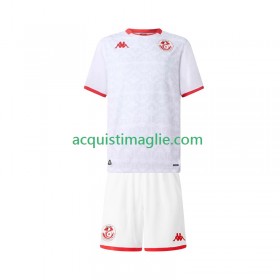 Divisa di Calcio Tunisia Bambino Trasferta 2025